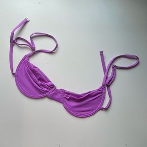 Purple Frankie’s bikini top XS